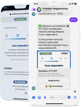 Meet Praktiker's e-commerce chatbot! Track your order and quickly use our administrative services - easily and simply!